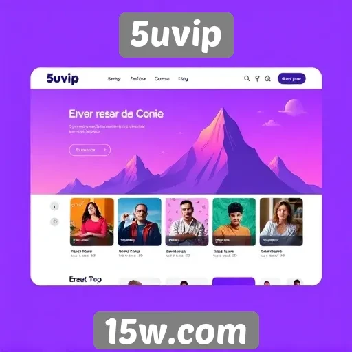 Experiência do usuário no site 5uvip e sua interface